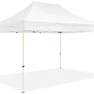 Carpa con Armazón de Acero - 10 x 15', Blanca