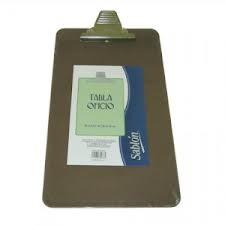 SABLON TABLA CLIP/MET.OFICIO HUMO AZOR 2366HU