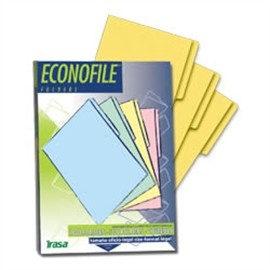 FOLDER ECONOFILE T.OFICIO 1/2 CEJA AMARILLO FE-1403 IRASA