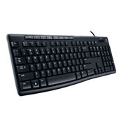 TECLADO LOGITECH MULTIMEDIA K200 CONEXION USB, COLOR NEGRO, RESISTENTE PARA ACTIVIDADES DIARIAS