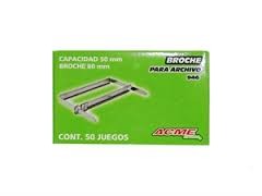 CAJA DE BROCHES BARRILITO 8CM C/50 946