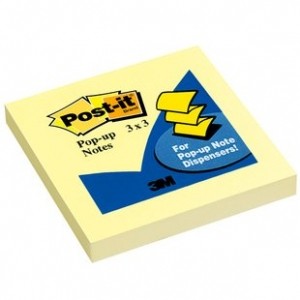 BLOCK POST-IT POP-UP 3M AMARILLO R330