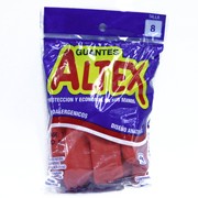 GUANTES DE HULE ALTEX MEDIANO No.8