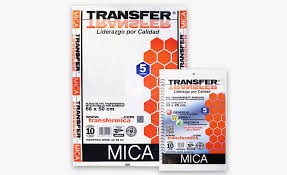 PLIEGO DE MICA AUTOHADERIBLE 66 x 51 TRANSFER