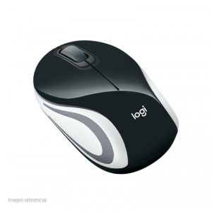 MOUSE INALAMBRICO LOGITECH NEGRO-BLANCO M187