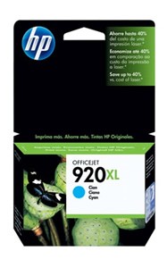 CARTUCHO CD972al HP/OJPRO6000/6500 N. 920 XL CYAN 6864