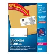 PAQ.ETIQUETAS BLANCAS 2X4 AVERY 5163