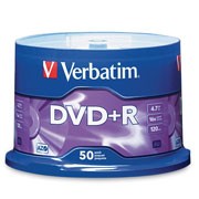 TORRE DVD+R 4.7 GB VERBATIM C/50 PZAS 97174D