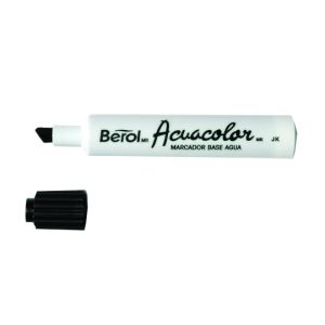 MARCADOR ACUACOLOR NEGRO BEROL 119355