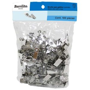 BROCHES PARA CREDENCIAL METALICOS C/100 CAI501