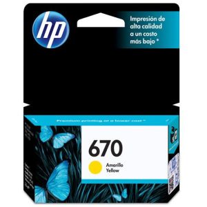 CARTUCHO CZ116al HP/ADVANTAGE N. 670 AMARILLO (4056)