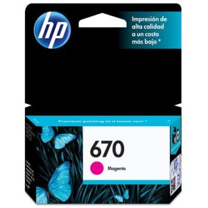 CARTUCHO CZ115al HP/ADVANTAGE N. 670 MAGENTA (4056)