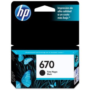 CARTUCHO CZ113al HP/ADVANTAJE N. 670 NEGRO (2688)