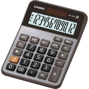 CALCULADORA CASIO BASICA SEMI ESCRITORIO MX120