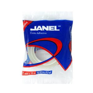 CINTA DIUREX TRANSPARENTE 12X33 JANEL 25512X33