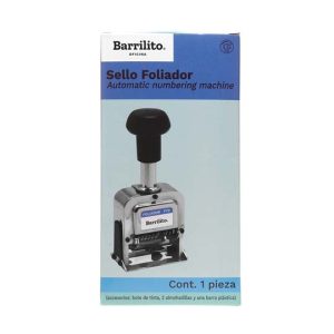 SELLO FOLIADOR BARRILITO 6 DIGITOS F70