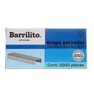 CAJA DE GRAPAS ESTÁNDAR C/500 BARRILITO 1010