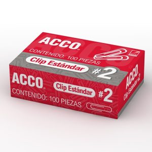 CLIP ESTANDAR No  2 ACCO P1660