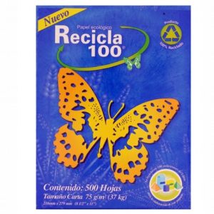 PAPEL BOND RECICLA  T. CARTA  75 GRS.