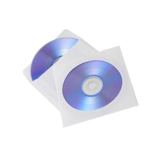 PAQ.SOBRE PARA CD/DVD CON VENTANA BLANCO C/50  FSCD01