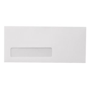 SOBRE CORRESPONDENCIA OFICIO C/VENTANA 10.5 x 24.10CM BLANCO