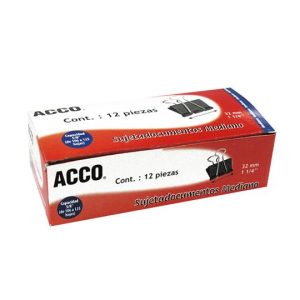 CAJA SUJETADOCUMENTOS MEDIANO 32 MM ACCO P2463