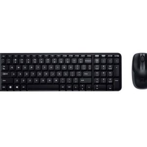 KIT TECLADO-MOUSE LOGITECH INALAMBRICO NEGRO MK220