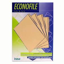 FOLDER ECONOFILE T.OFICIO 1/2 CEJA CREMA FE-1201 IRASA