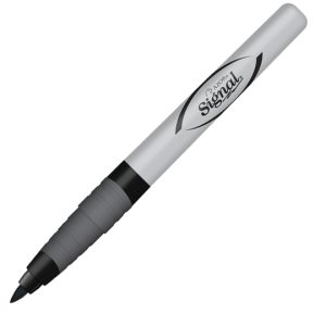 MARCADOR PERM.SIGNAL P.FINO NEGRO AZOR 30001