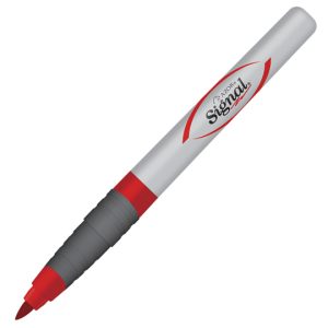 MARCADOR PERM.SIGNAL P.FINO ROJO AZOR 30002