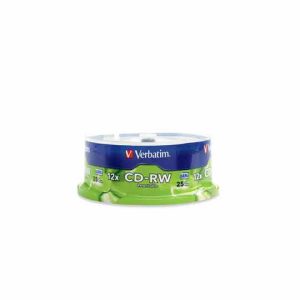 TORRE CD-RW REGRABABLE VERBATIM C/25 PZAS 95155